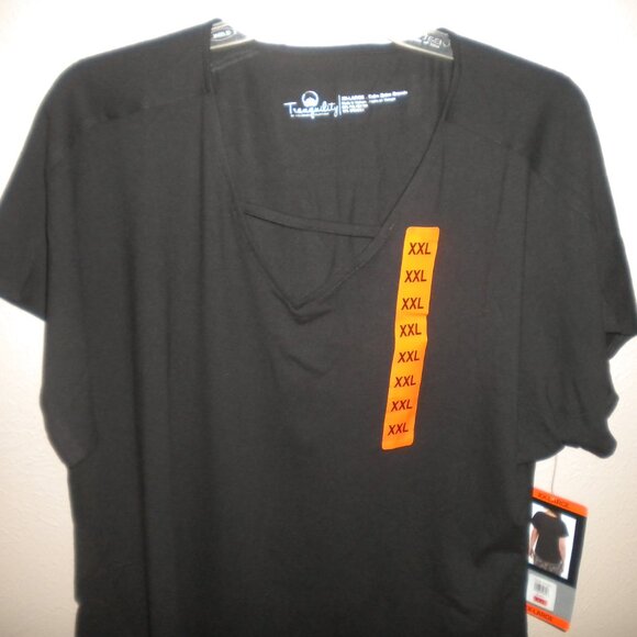 Tranquility by Colorado Clothing Women's Plus Size XXL Black Top Tee NWT - Picture 3 of 5